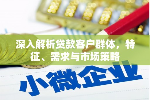 大渡口深入解析贷款客户群体，特征、需求与市场策略