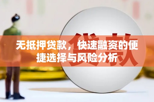 大渡口无抵押贷款，快速融资的便捷选择与风险分析