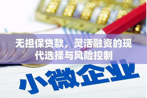 大渡口无担保贷款，灵活融资的现代选择与风险控制