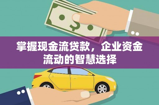 大渡口掌握现金流贷款，企业资金流动的智慧选择
