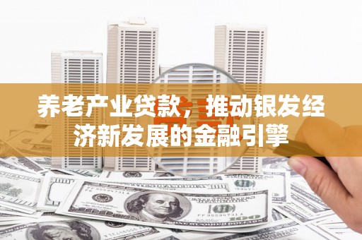大渡口养老产业贷款，推动银发经济新发展的金融引擎