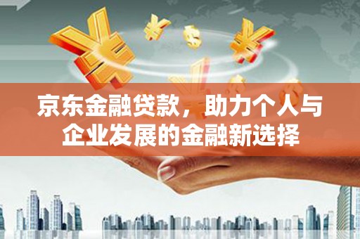 大渡口京东金融贷款，助力个人与企业发展的金融新选择