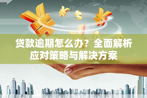 大渡口贷款逾期怎么办？全面解析应对策略与解决方案