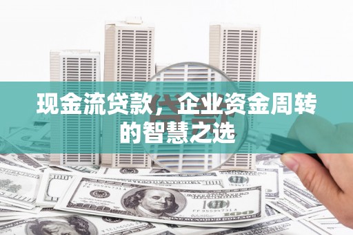 大渡口现金流贷款，企业资金周转的智慧之选