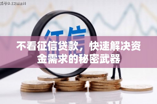 大渡口不看征信贷款，快速解决资金需求的秘密武器