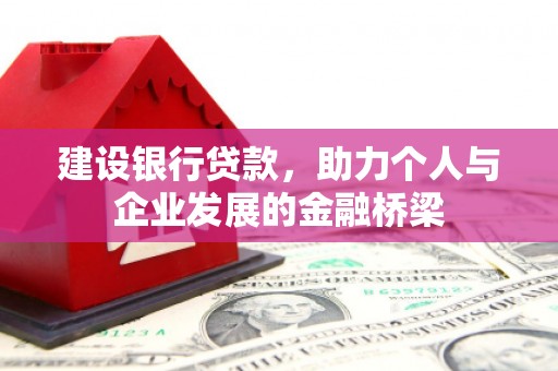 大渡口建设银行贷款，助力个人与企业发展的金融桥梁