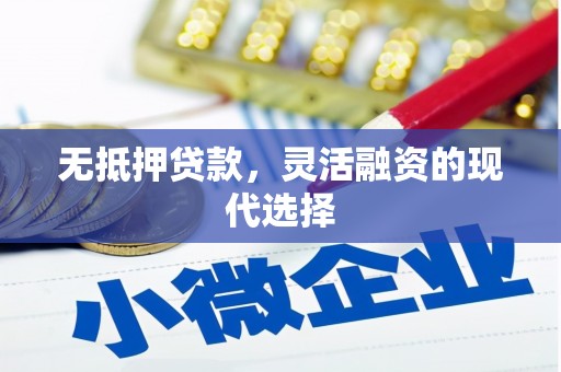 大渡口无抵押贷款，灵活融资的现代选择