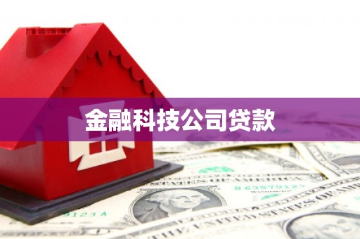 大渡口金融科技公司贷款