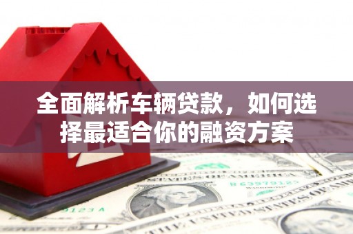 大渡口全面解析车辆贷款，如何选择最适合你的融资方案