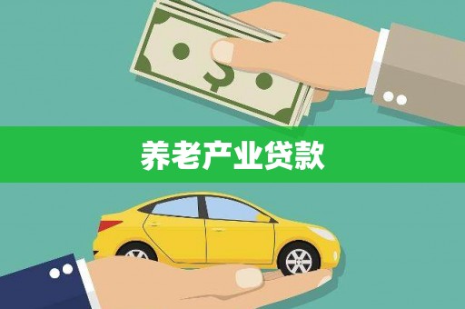 大渡口养老产业贷款