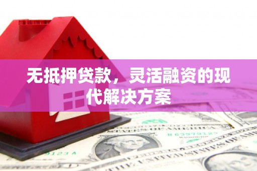大渡口无抵押贷款，灵活融资的现代解决方案
