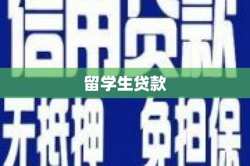 大渡口留学生贷款
